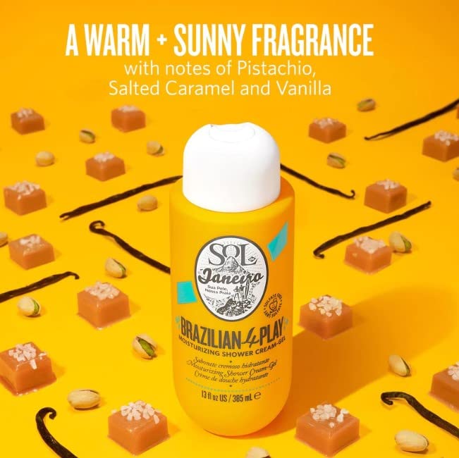 Sol de Janeiro Brazilian Play Moisturizing Shower Cream Gel Body Wash 385mL/13.0 fl oz.