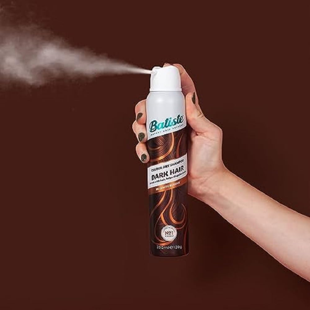 Batiste Dry Shampoo, Dark & Deep Brown 6.73 oz (Pack of 3)