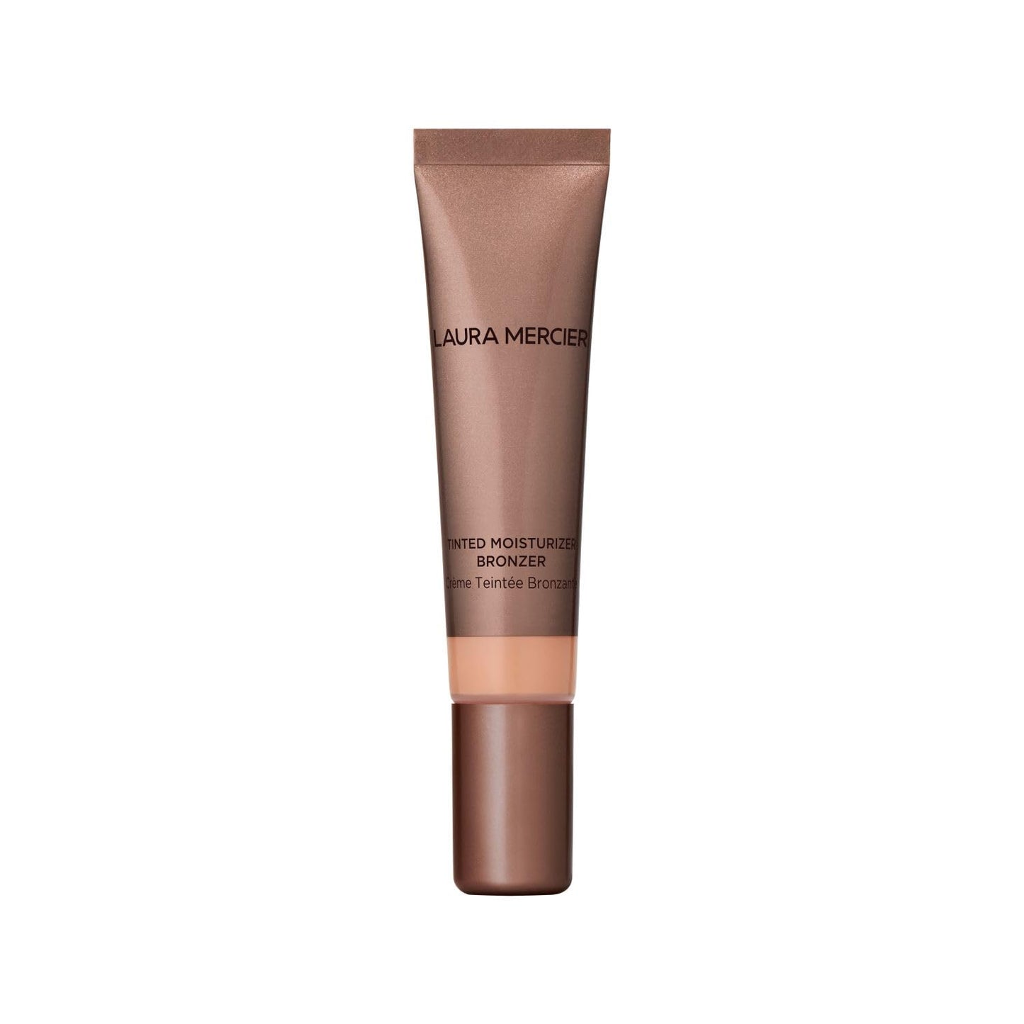 Laura Mercier Tinted Moisturizer Bronzer – Sheer, Buildable Cream, 12HR Hydrating Wear, Weightless, Non-Comedogenic, 6 Shades, Sundrop