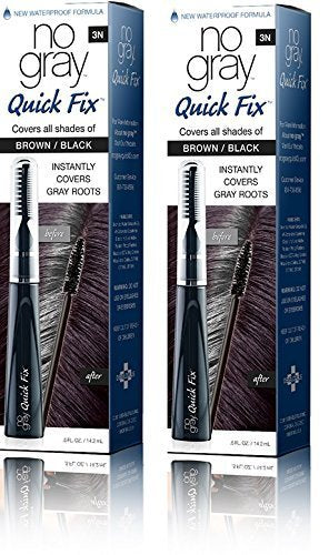 No Gray Quick Fix Instant Touch-Up for Gray Roots (Set of 2, Dark Brown)