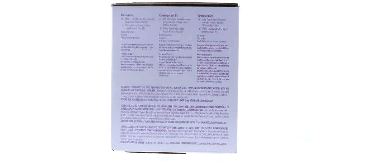 Avlon Affirm Moisture Plus Conditioning Relaxer Kit for Dry Hair & Sensitive Scalp Formula - 20 sing