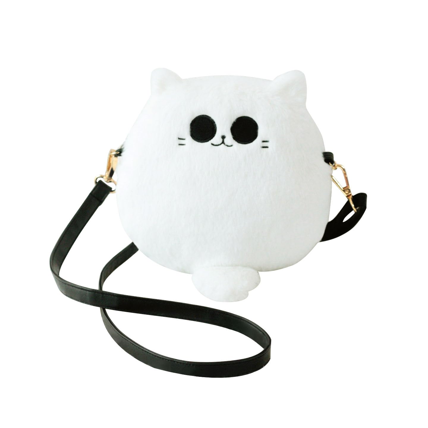 Uomieefy 8inch/20cm Gojocat Plush Bag - Anime Crossbody Plush Purse Stuffed Animal Cat Shoulder Bag Collectible Gift for Anime Fans
