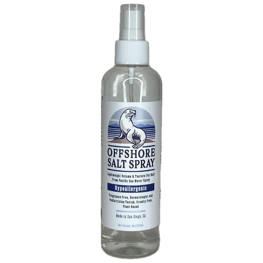 Offshore Sea Salt Hair Spray - Lightweight Algae-Based Styling Mist for Sensitive Scalp, Hypoallergenic, Dermatologist-Tested, NEA Accepted, 8oz