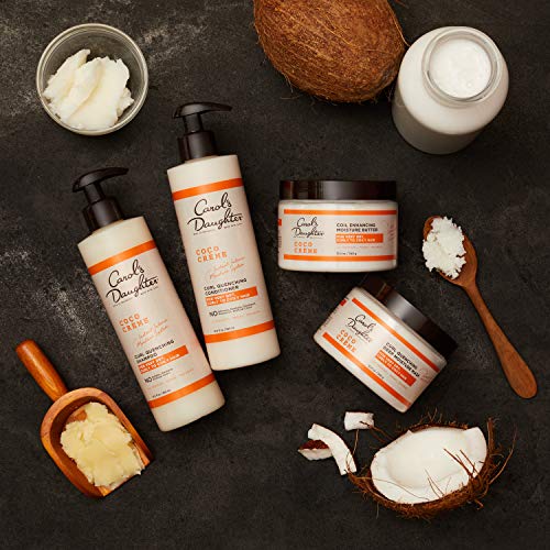 Carol's Daughter Coco Crème Coil Enhancing Moisture Butter with Coconut & Mango Butter for Very Dry Curly Hair, Paraben & Silicone Free, 12 oz