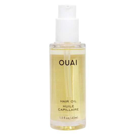 OUAI Hair Oil 1.5 fl oz – Heat Protectant & Frizz Control – Smooths Split Ends, Adds Shine – Color Safe, Paraben & Sulfate Free Formula