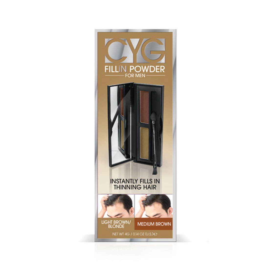 Cover Your Gray Fill In Powder Pro for Men - Blonde/Medium Brown