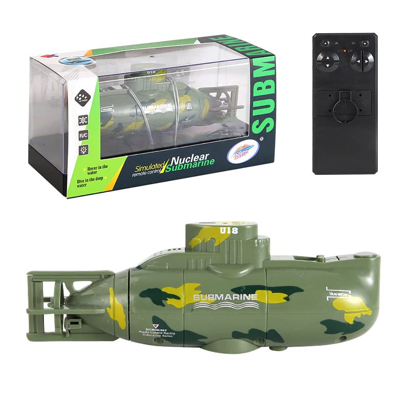 KALASU Military RC Submarine Toy for Kids – High Simulation, Dive, Float & 360° Rotation, 6-Channel Remote, Perfect Gift