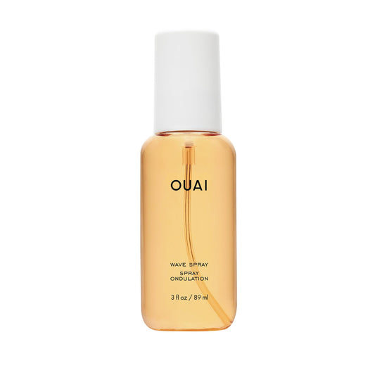 OUAI Wave Spray Travel Size (3 fl oz) – Texturizing Hair Spray with Coconut Oil & Rice Protein – Adds Volume, Shine & Beachy Waves – Paraben Free