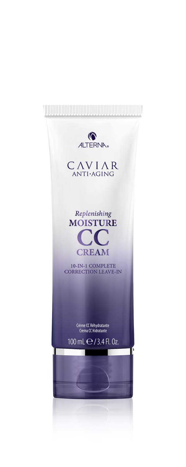 Alterna Haircare CAVIAR Anti-Aging Replenishing Moisture CC Cream 3.4 Fl Oz | 10-in-1 Leave-In Treatment | Hydrates, Restores & Protects Hair