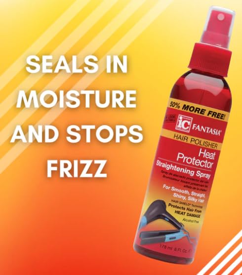 Fantasia Heat Protector Straightning Spray, 6 Fl.Oz