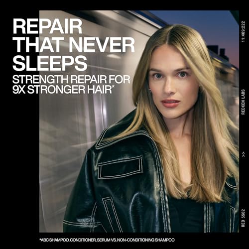 Redken Acidic Bonding Concentrate 24/7 Night & Day Serum For Damaged Hair - Nourishes & Restores, Overnight Hair Repair & Protection, Lightweight & Anti-Frizz