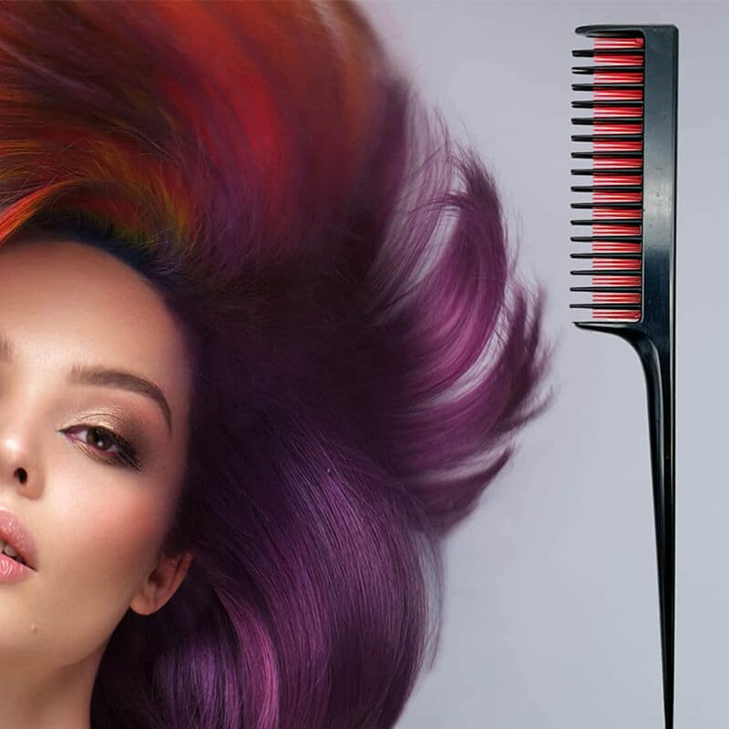 LLTGMV Triple Teasing Comb for Women Hair Combs for Fine Hair Styling Sectioning 8.27 IN