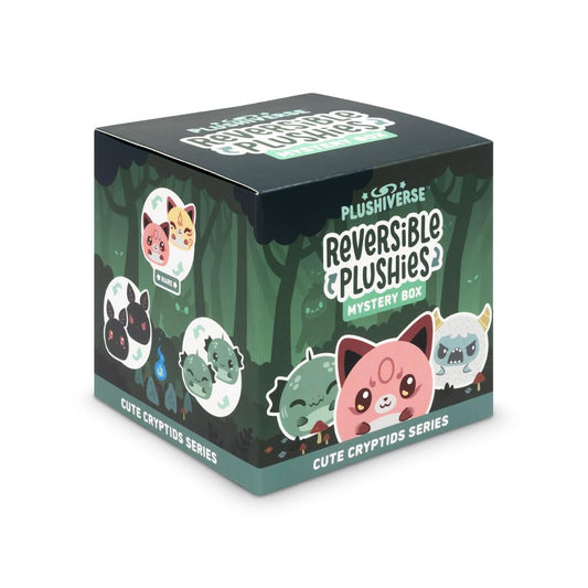 TeeTurtle 3" Reversible Mystery Box Plushie - Cute Cryptids Series - Surprise Soft Stuffed Animal Blind Box