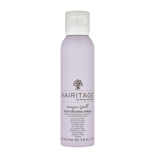 Hairitage Magic Spell Texturizing Spray | Volumizing Texture Spray with Rice Protein & Sunflower Seed Oil | For Straight, Wavy & Curly Hair, 5.9 oz