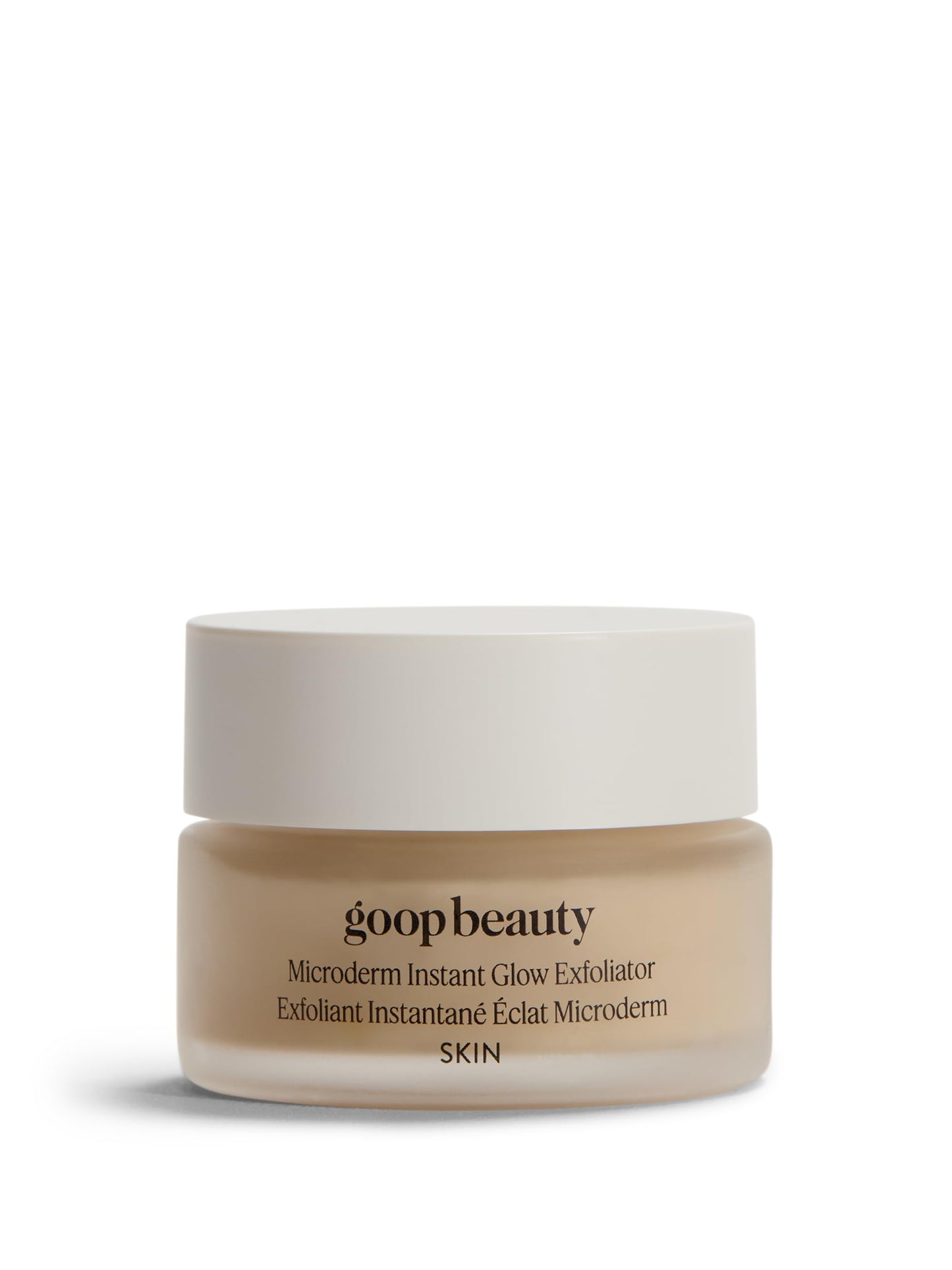 goop Beauty Microderm Exfoliator - Dual Action Scrub with Micro-Exfoliating Minerals & Glycolic Acid to Smooth & Refine Textured Skin, 0.5 fl oz