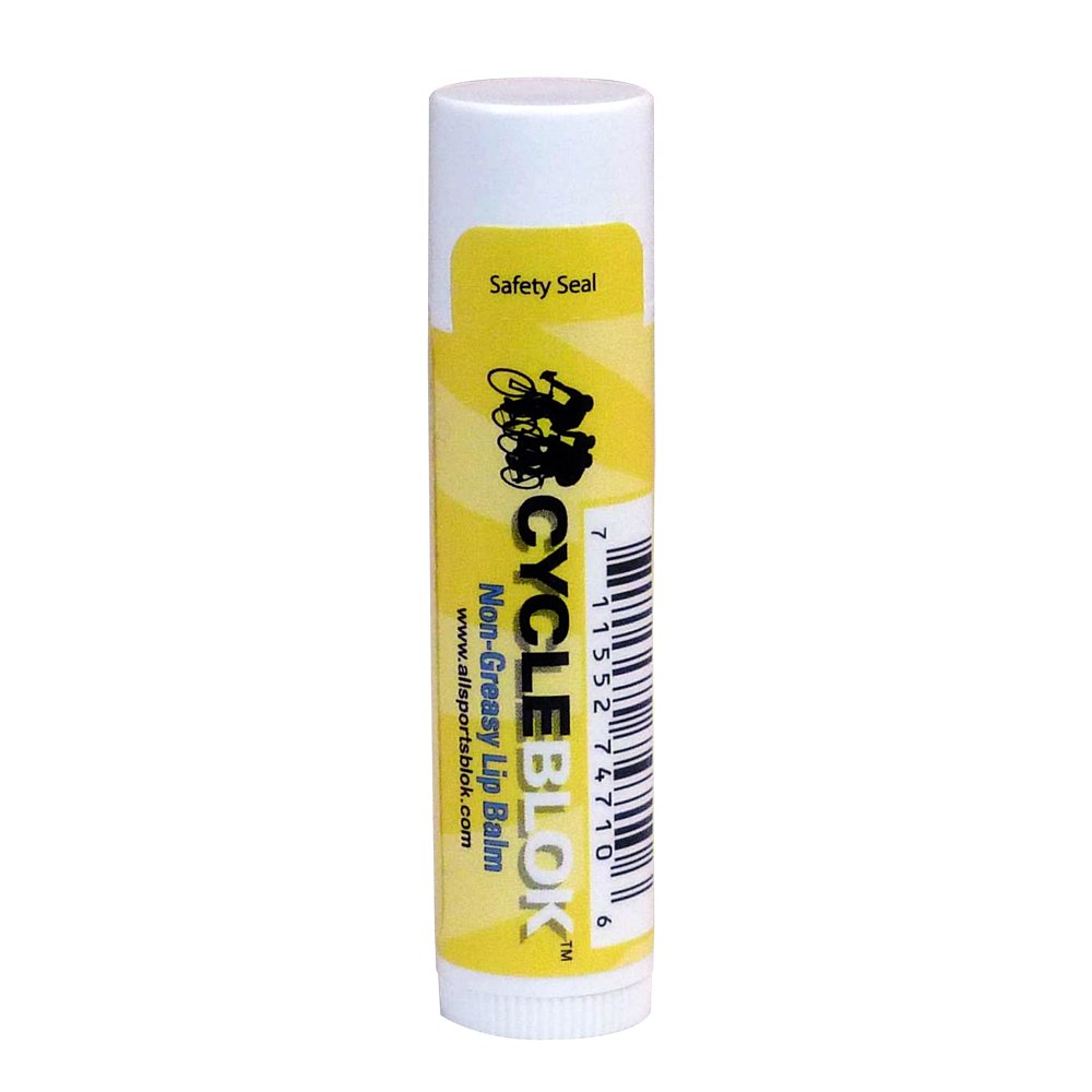 Cycle Blok SPF 15 Moisturizing Lipbalm - 1 Tube - Wind & Sun Screen Lip Protection & Treatment - Lip Balm for Chapped Lips