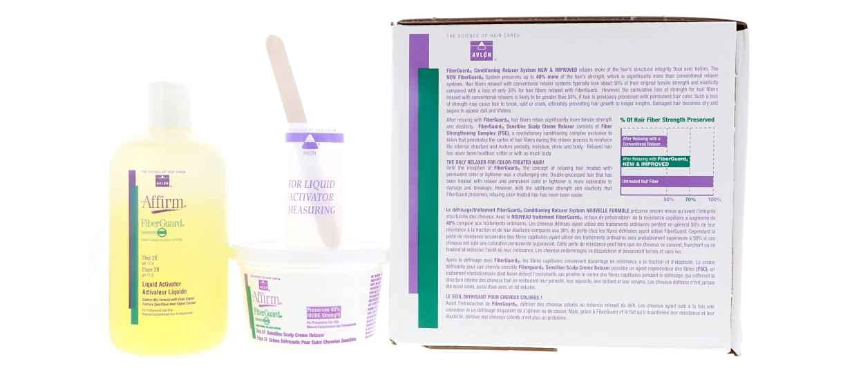 Avlon Affirm Fiberguard Sensitive Scalp Creme Relaxer 9 Applications by Affirm Avlon