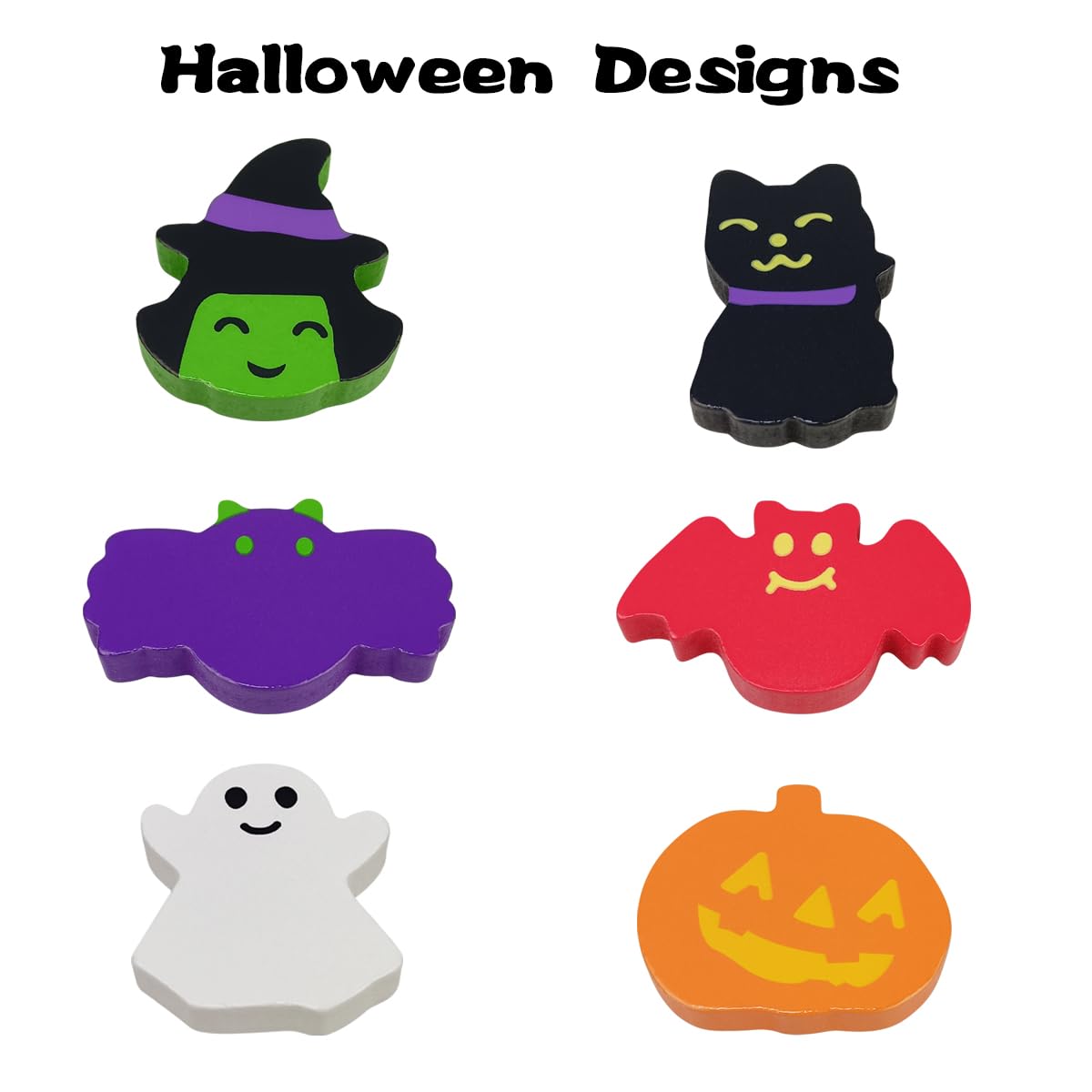 OCBTOW Halloween Pumpkin Wooden Pegged Puzzles Montessori Toys for Toddlers Kids Boys Girls Halloween Party Favors Treat Bags Gifts