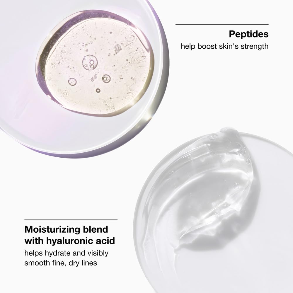 Clinique Smart Clinical Repair Anti Aging Lifting Face + Neck Cream with Peptides + Hyaluronic Acid For All Skin Types | Hydrating, 2.5 Fl Oz