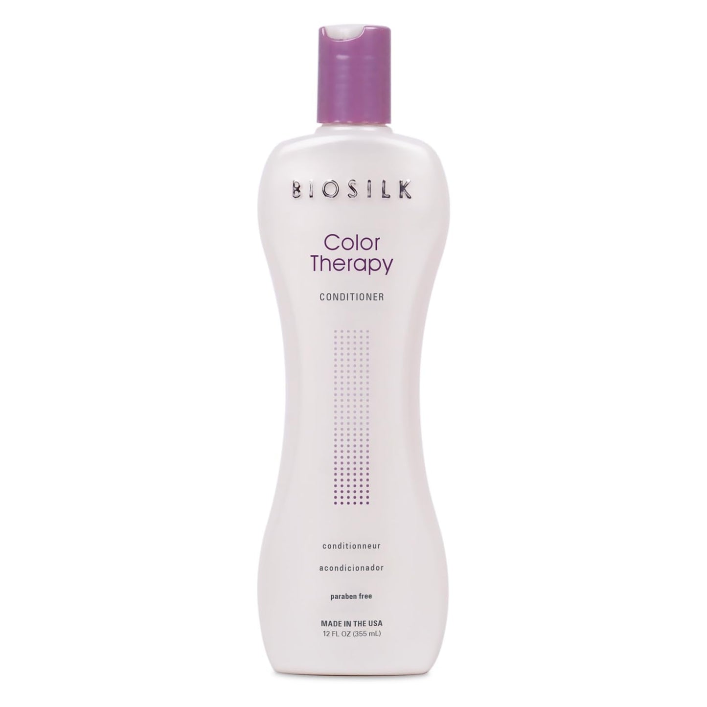 Biosilk Color Therapy Conditioner, Replenishes Moisture While Protecting Color, Enhances Vibrancy & Shine, Sulfate, Paraben & Cruelty-Free, 12 Oz