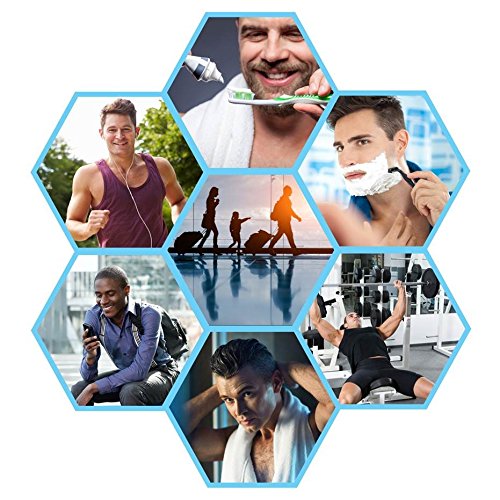 Convenience Kits International Men’s Premium 15-Piece Assembled Travel Kit Featuring: Gillette and Barbasol Shave Products