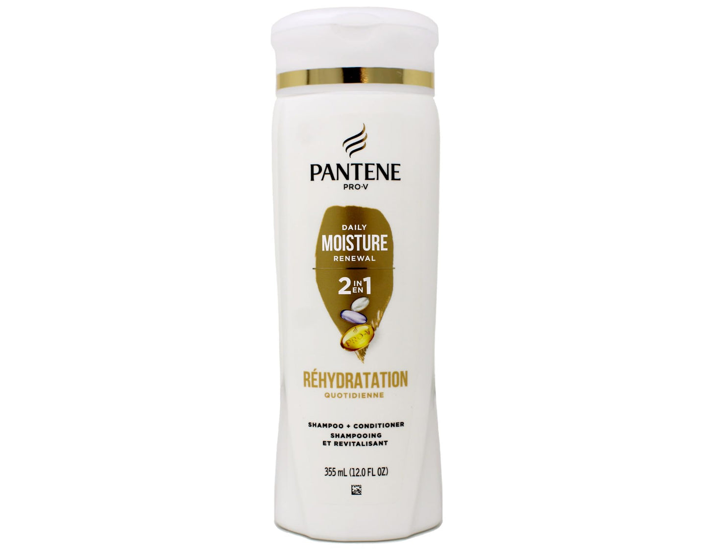 Pantene PRO-V Daily Moisture Renewal 2 in 1 Shampoo + Conditioner, 12 oz