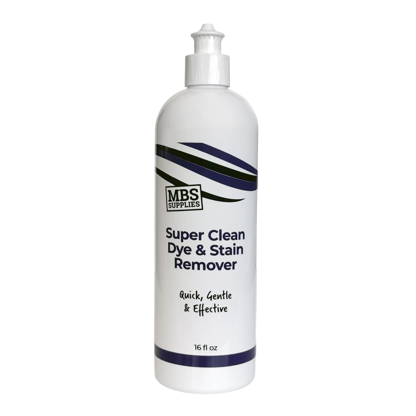 MBS Supplies Super Clean Dye & Stain Remover – Gentle 16 oz Formula for Hair Color Stains on Skin & Hair | pH Balanced & Sensitive Skin Safe