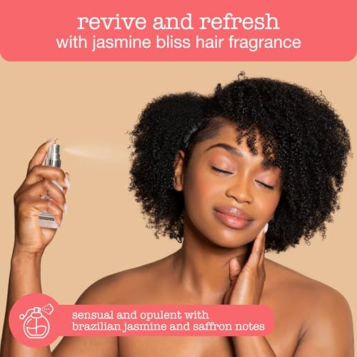 SAUCE BEAUTY Jasmine Bliss Hair Fragrance 5.2 oz – Long-Lasting Scent with Brazilian Jasmine & Saffron, UV Protection, Lightweight Daily Spray