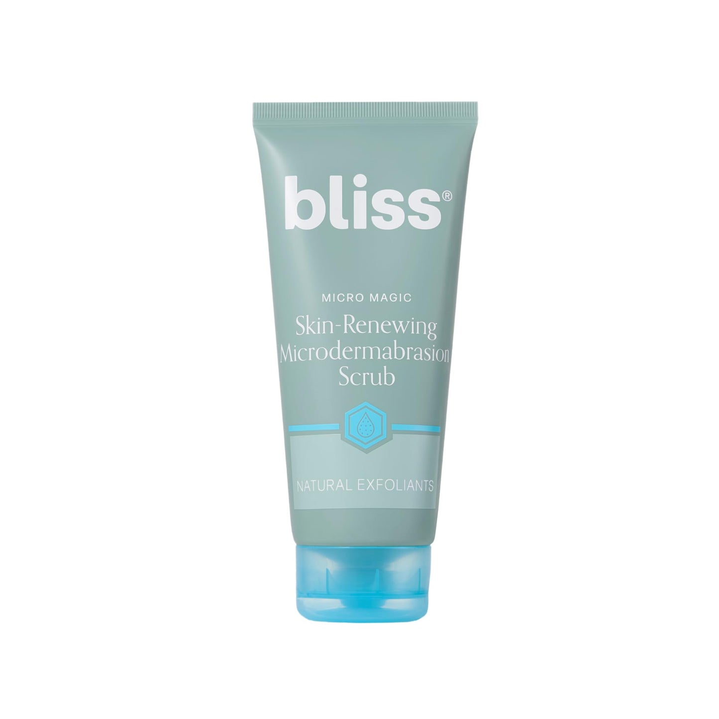 Bliss Micro Magic Skin-Renewing Microdermabrasion Scrub – Volcanic Pumice & Kaolin Clay Exfoliator for Smooth, Bright, Pore-Tightened Skin, 3.4 fl oz