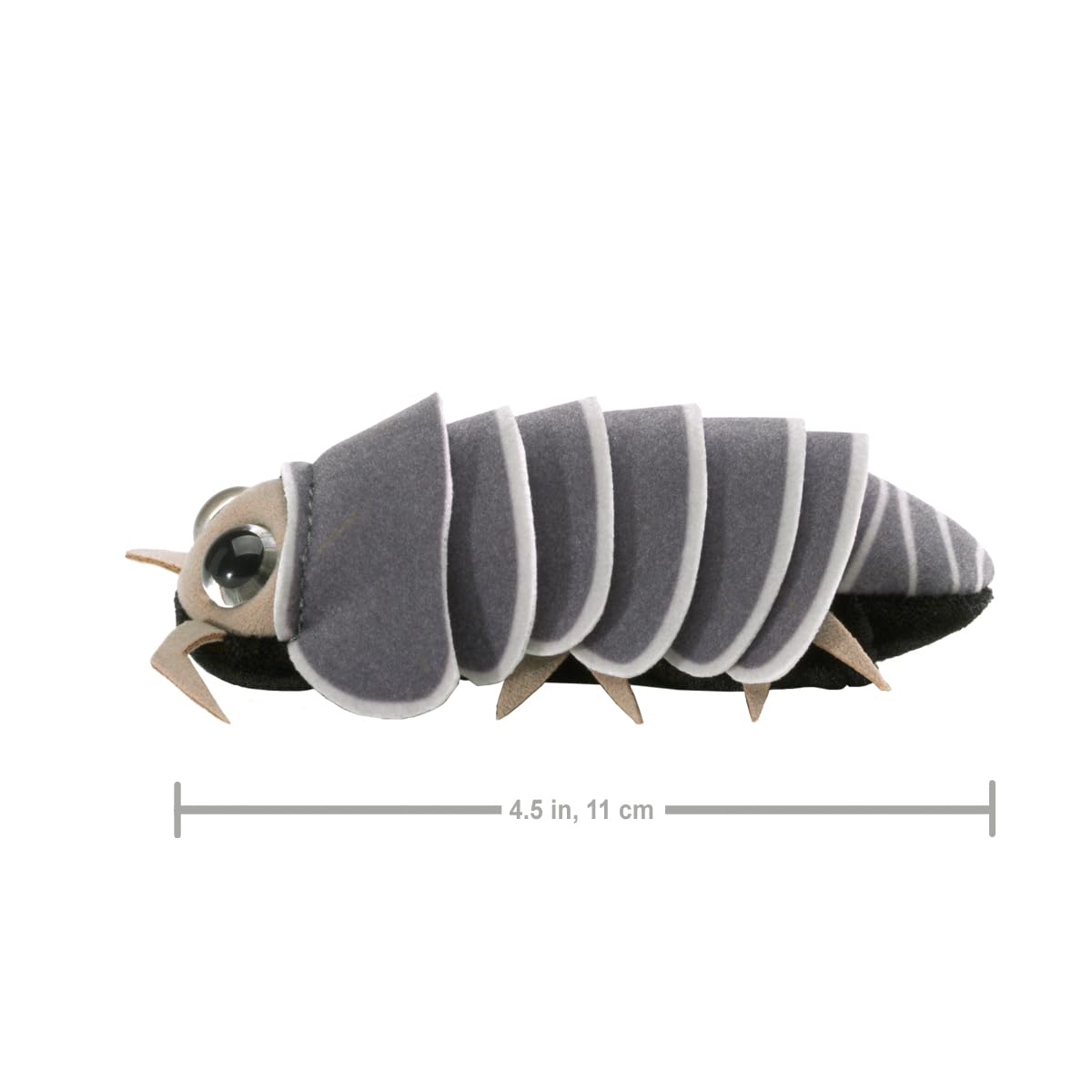 Folkmanis Mini Roly Poly Finger Puppet, Gray