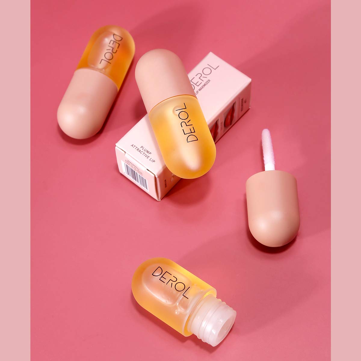 Natural Lip Plumper Gloss & Lip Mask – Hydrating Lip Enhancer for Fuller, Softer Lips – Moisturizing Lip Plumping Gloss, 5.5ml