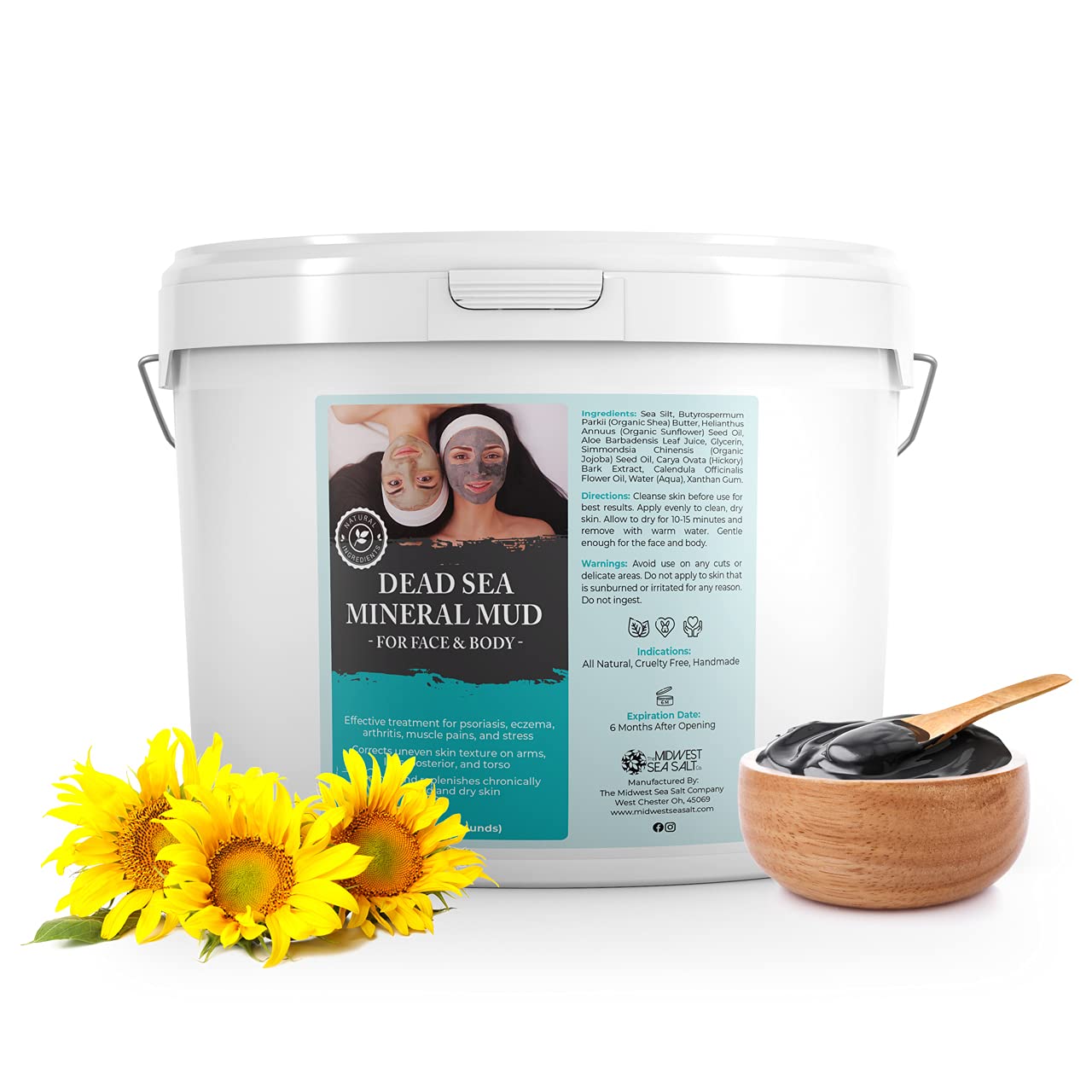 Dead Sea Black Mud - 10 lbs.