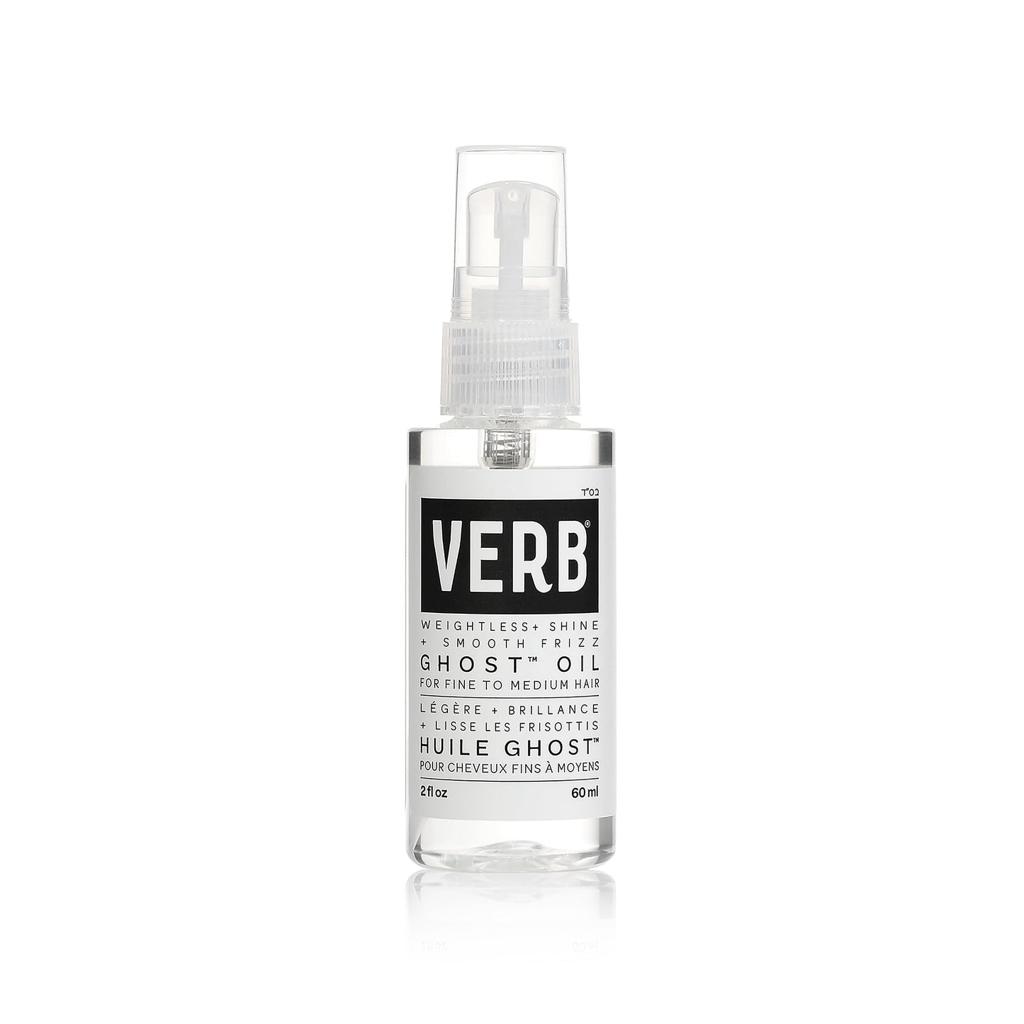 VERB Ghost Oil, 2 fl oz- Weightless Hair Oil for Fine to Medium Hair – Smooths Frizz, Adds Shine – No Parabens, Gluten or Harmful Sulfates