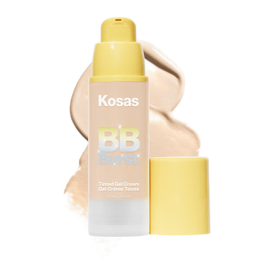 Kosas BB Burst Tinted Face Gel Cream – Hydrating, Collagen-Boosting, Lightweight Buildable Coverage – Smooths & Moisturizes Skin, 1oz, Light Neutral 12