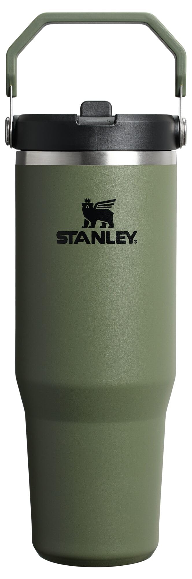 Stanley IceFlow 2.0 30oz Flip Straw Tumbler – Insulated Stainless Steel, Leak-Resistant, Twist-On Lid, BPA-Free, Dried Pine