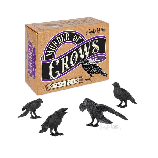 Mcphee Archie Murder of Crows Figures | Set of 4, Black
