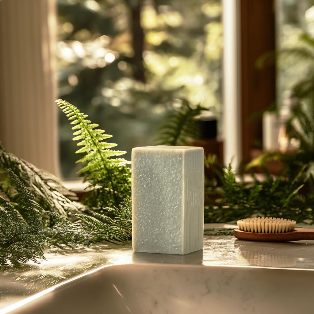 Crate 61 Organics Handmade Canadian Plant-Based Bar Soap 3-Pack, Cedarwood Pine, Natural Cold Process, Face & Body, Men & Women