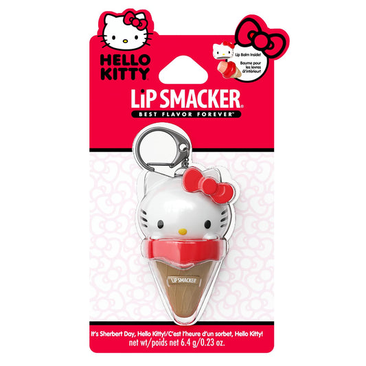 Lip Smacker Hello Kitty Ice Cream Lip Balm – Moisturizing, Hydrating, Smooth Shine, Fun Flavors, Cruelty-Free