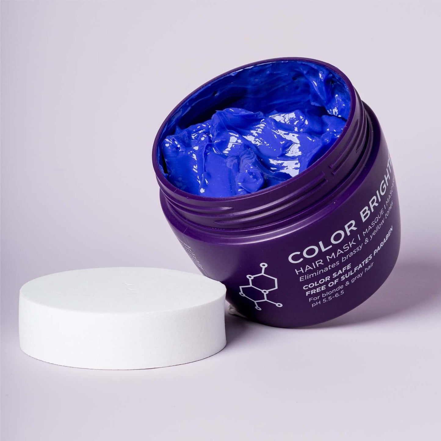 Luseta Purple Hair Mask 16.9 Oz | Deep Conditioner for Blonde & Gray Hair | Neutralizes Yellow & Brassy Tones | Sulfate & Paraben Free
