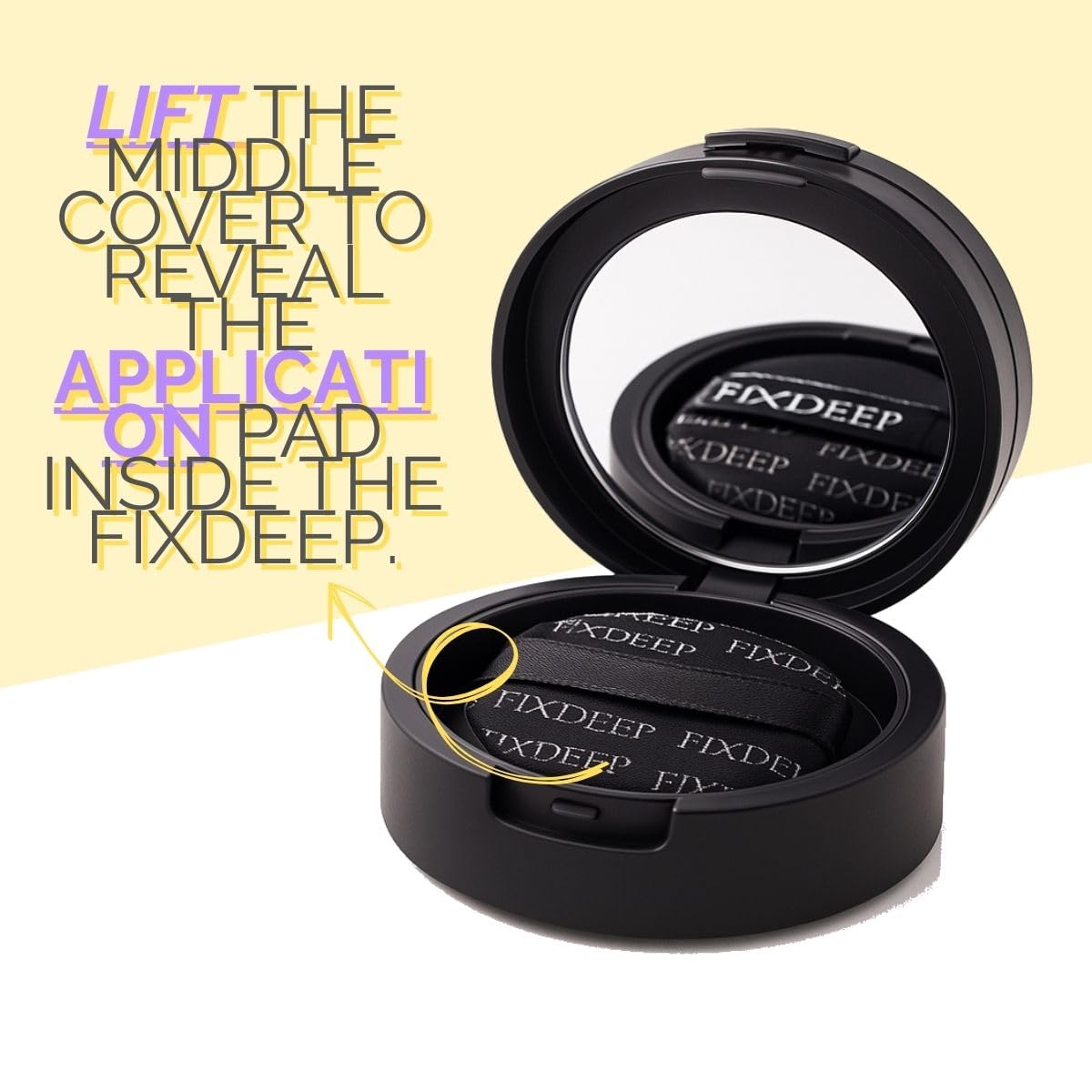 Fixdeep Hair Building Fibers for Thinning Hair (Black) | Waterproof, Sweat-Resistant | Instantly Fuller Hair in 30 Sec | Covers Bald Spots & Gray Roots, 14g