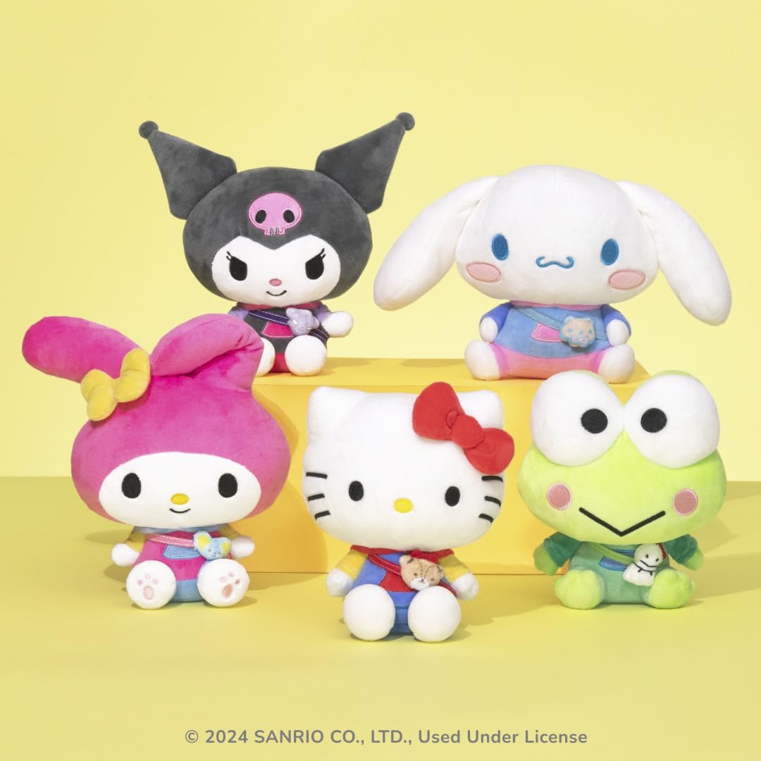 Jazwares Hello Kitty Series 1 Plush - Hoodie Fashion and Bestie Accessory - Officially Licensed Sanrio Hello Kitty and Friends Product from