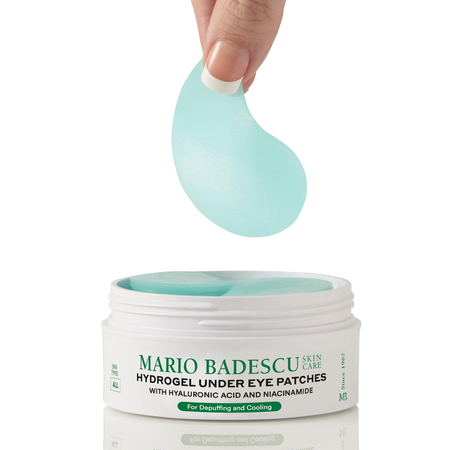 Mario Badescu Hydrogel Under Eye Patches, 30 Pairs – Hydrate, Soothe & Plump Eyes, Reduce Puffiness, Dark Circles & Fine Lines
