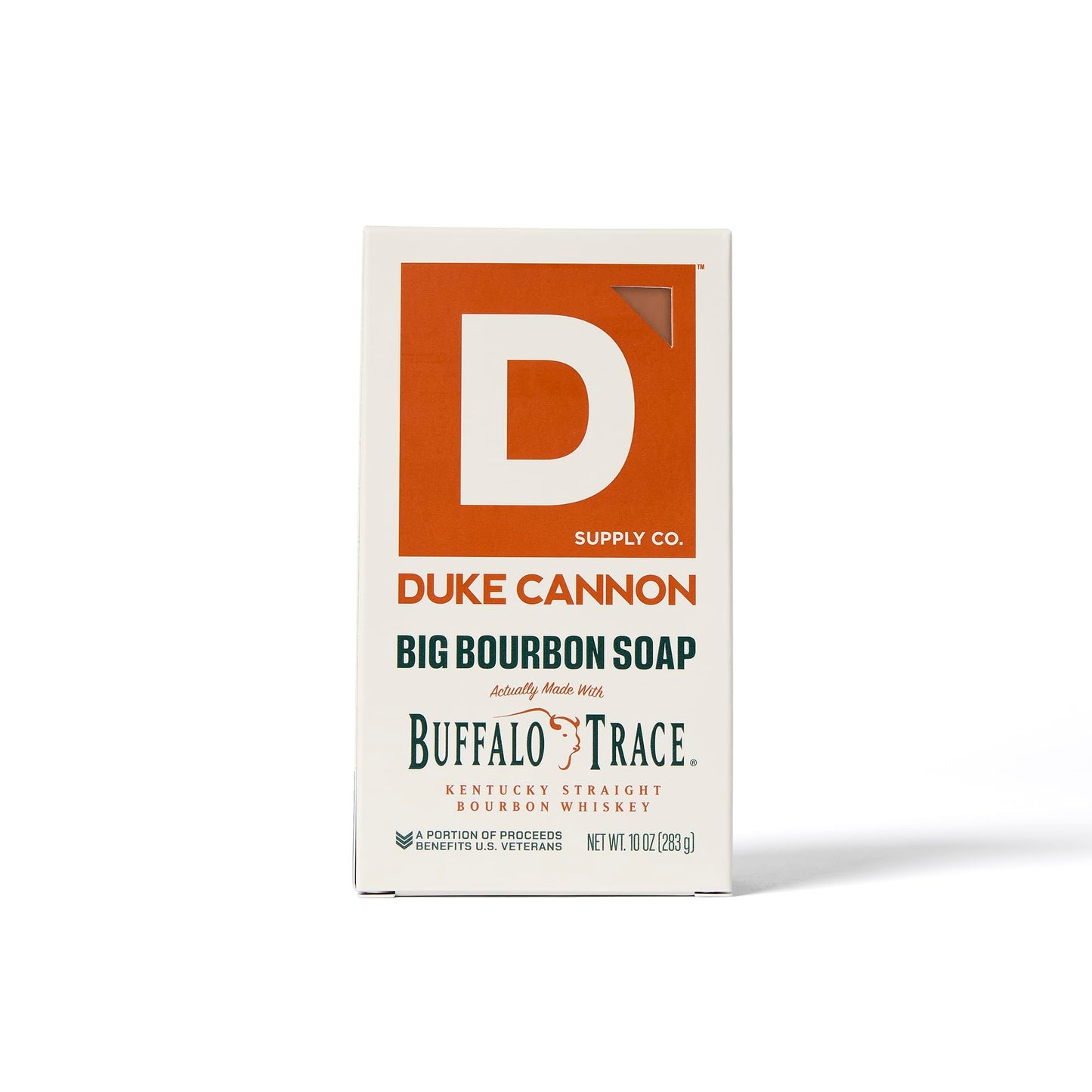 Duke Cannon Extra Large Men's Bar Soap – Hydrating Bourbon Scent, 10 oz Big Brick, USA-Made for All Skin Types