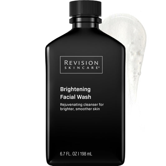 Revision Skincare Brightening Facial Wash, Exfoliating Face Cleanser with Vitamin C and Vitamin E, 6.7 fl oz