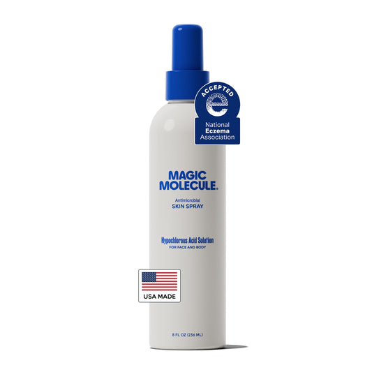 Magic Molecule Hypochlorous Acid Skin Cleanser Spray – Heals Acne, Eczema & Rashes – Gentle for All Skin Types, Safe for Daily Use, 8 oz