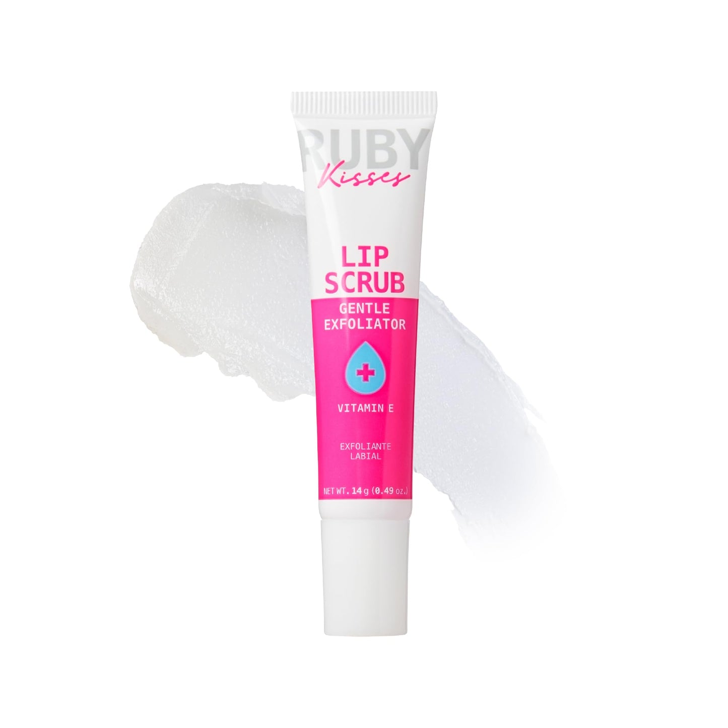 Ruby Kisses Exfoliating Lip Scrub – Gentle, Hydrating Lip Care with Jojoba & Shea Butter for Soft, Smooth, Supple Lips