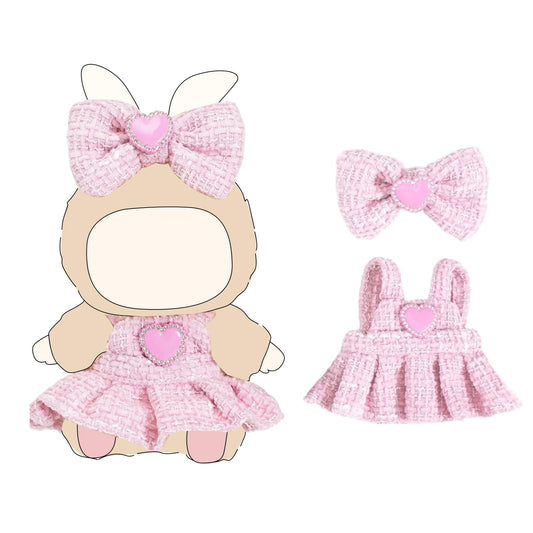 LABUBU 17cm Doll Clothes Set – Premium Fashion Dresses & Accessories for Macaron, Have A Seat & Big Into Energy Series