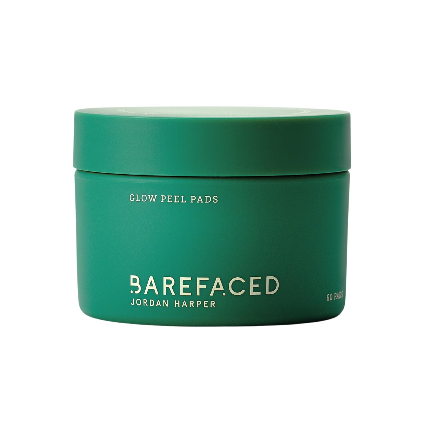 Barefaced Glow Peel Pads, 60 Ct – 15% Glycolic Acid Exfoliating Face & Body Pads with Squalane & Vitamin E for Smooth, Clear Skin
