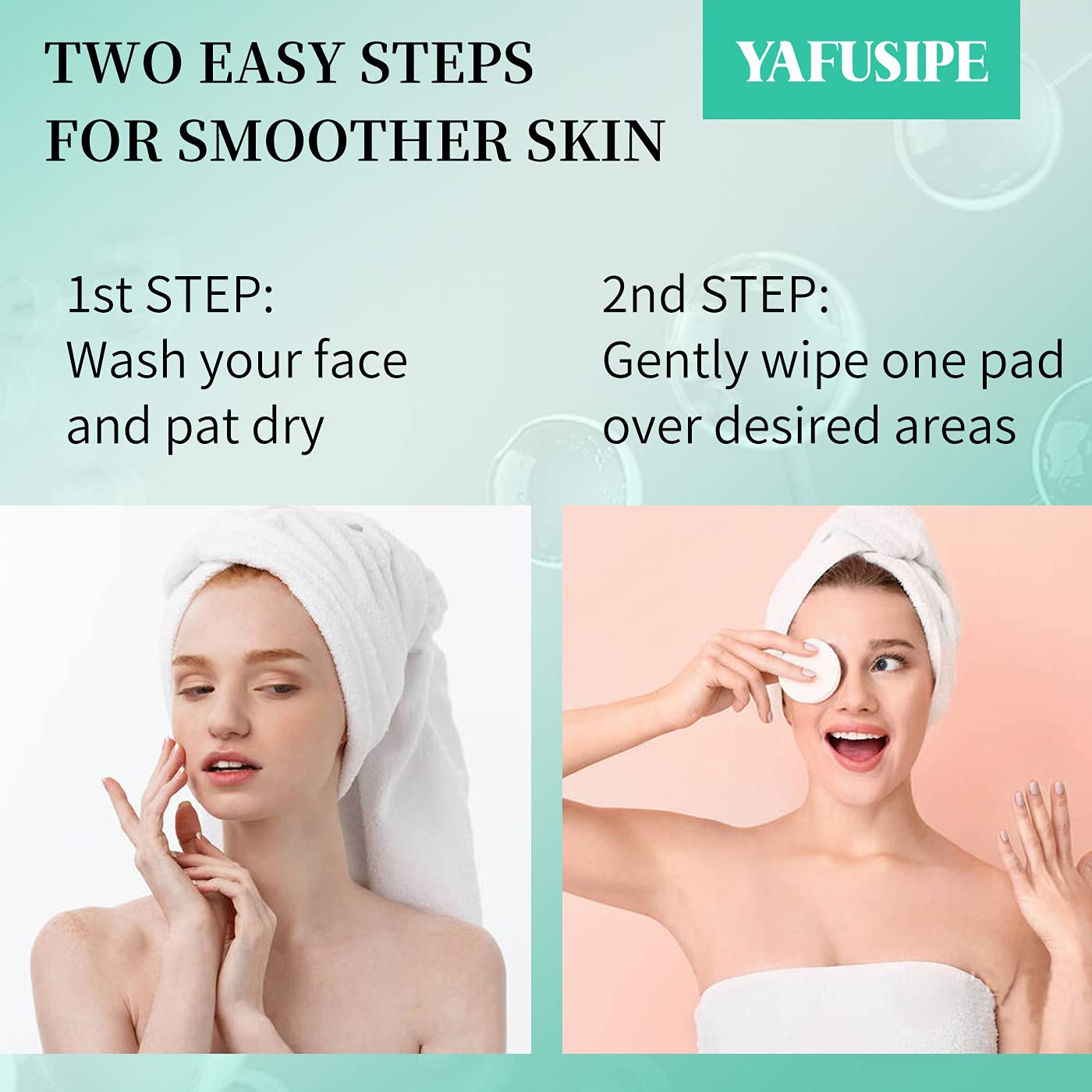 Glycolic Acid 35% AHA Toner Pads – Exfoliating Face Wipes with Salicylic Acid for Fine Lines, Wrinkles & Skin Resurfacing, 50 Pads