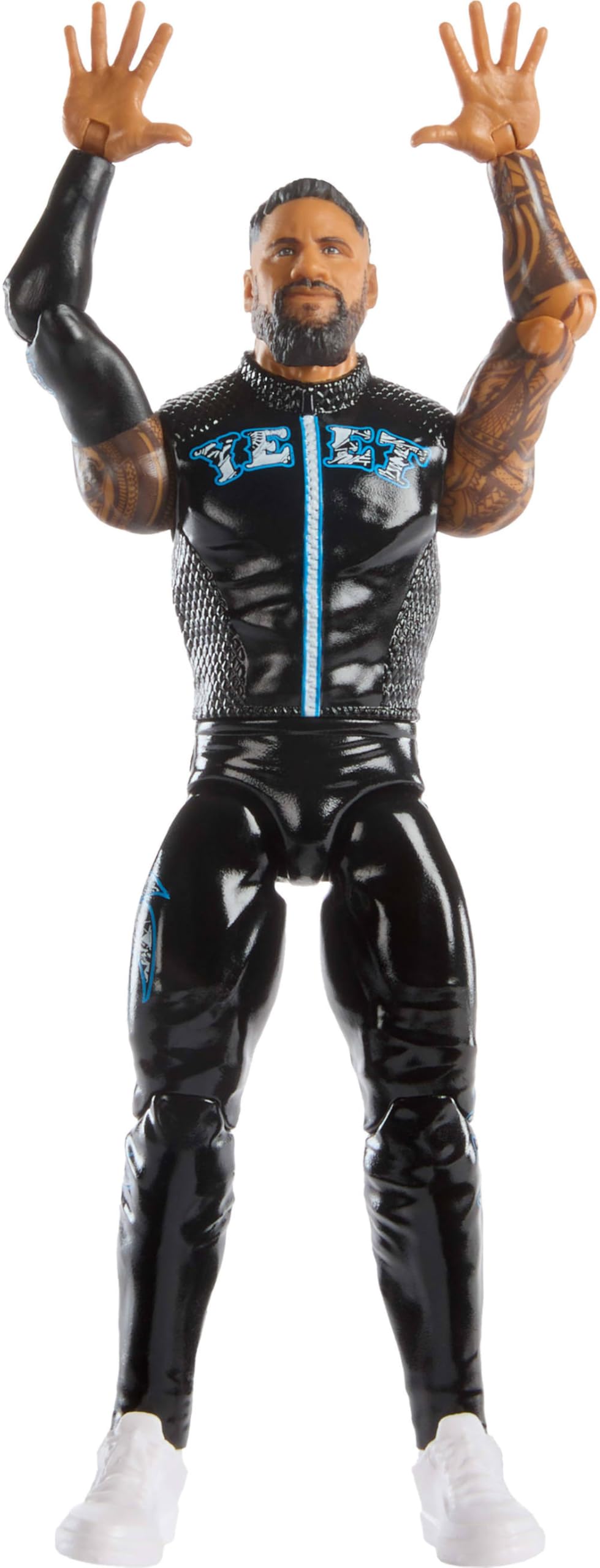 Mattel WWE Jey USO Action Figure, Main Event Series #157, 6-inch Collectible Superstar with 14 Articulation Points & Life-Like Look